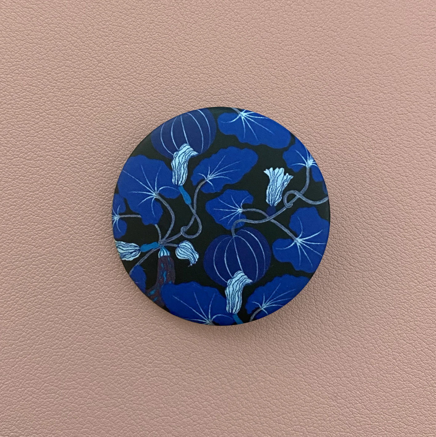Badge Fleurs Bleues