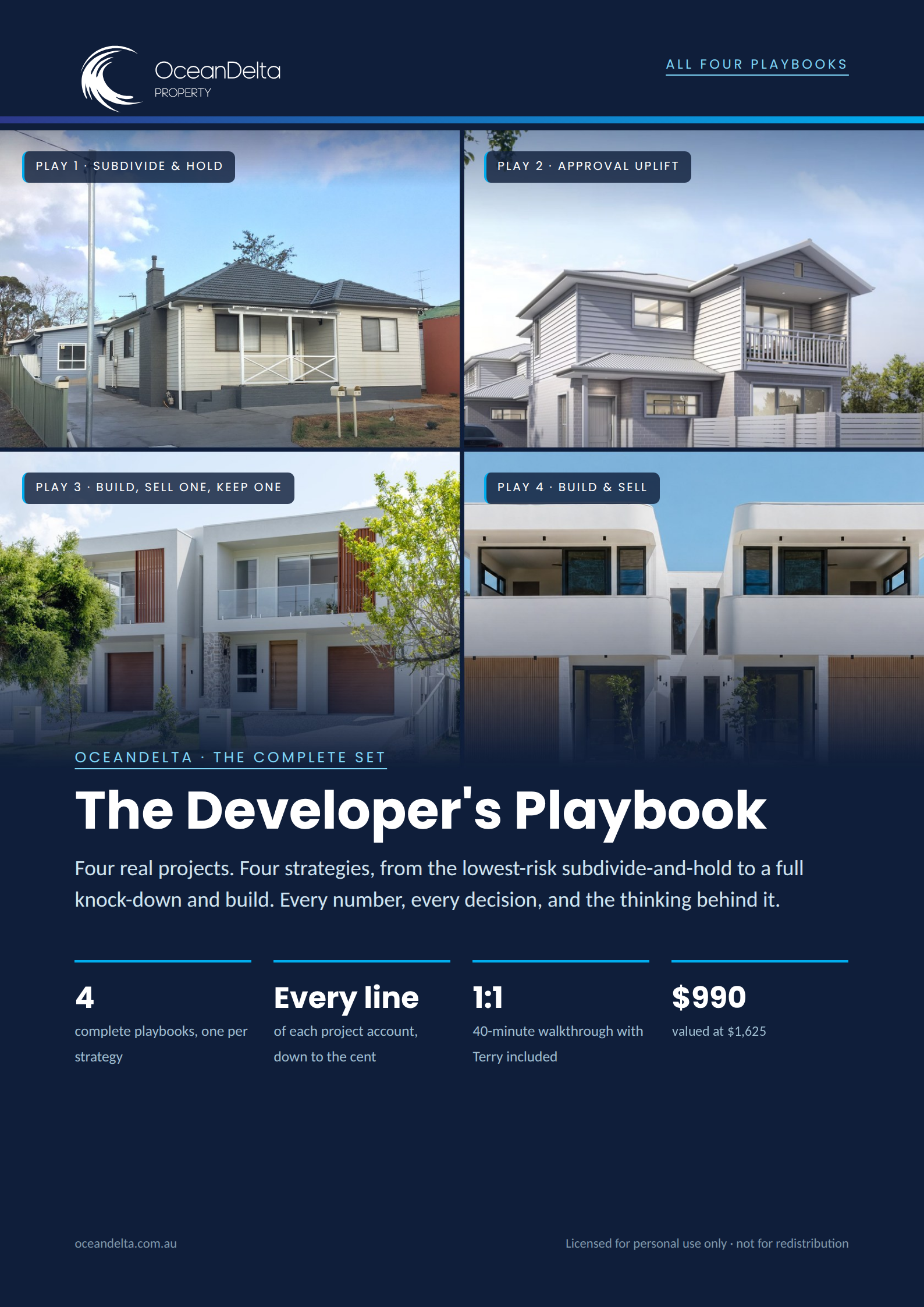 The Developer's Playbook - bundle (all 4 Projects)