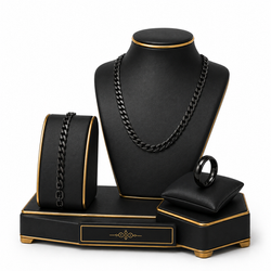 Ensemble de bijoux en acier inoxydable