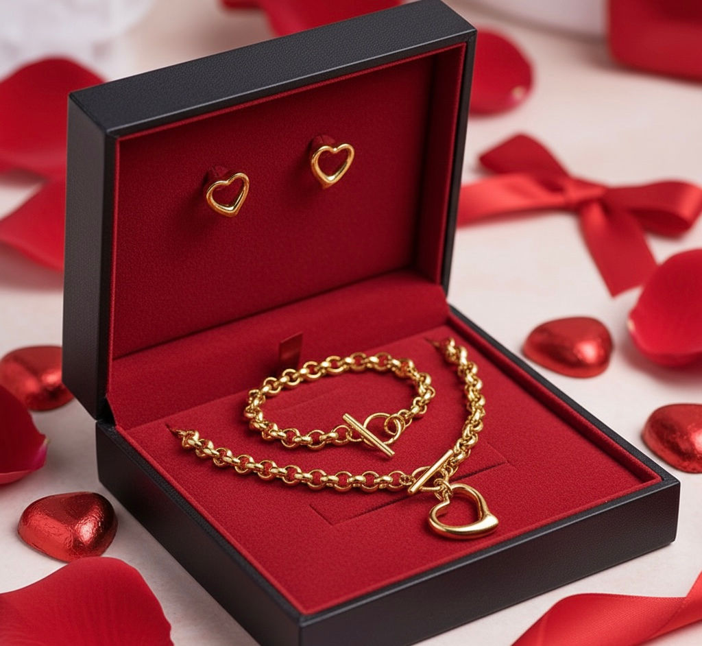 Ensemble de bijoux en acier inoxydable