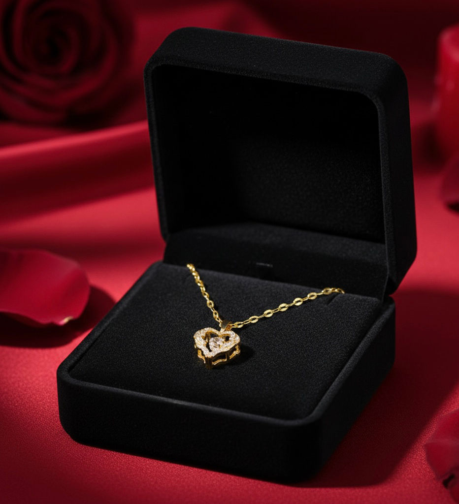 Thumbnail: Love Glow Stainless Steel Necklace