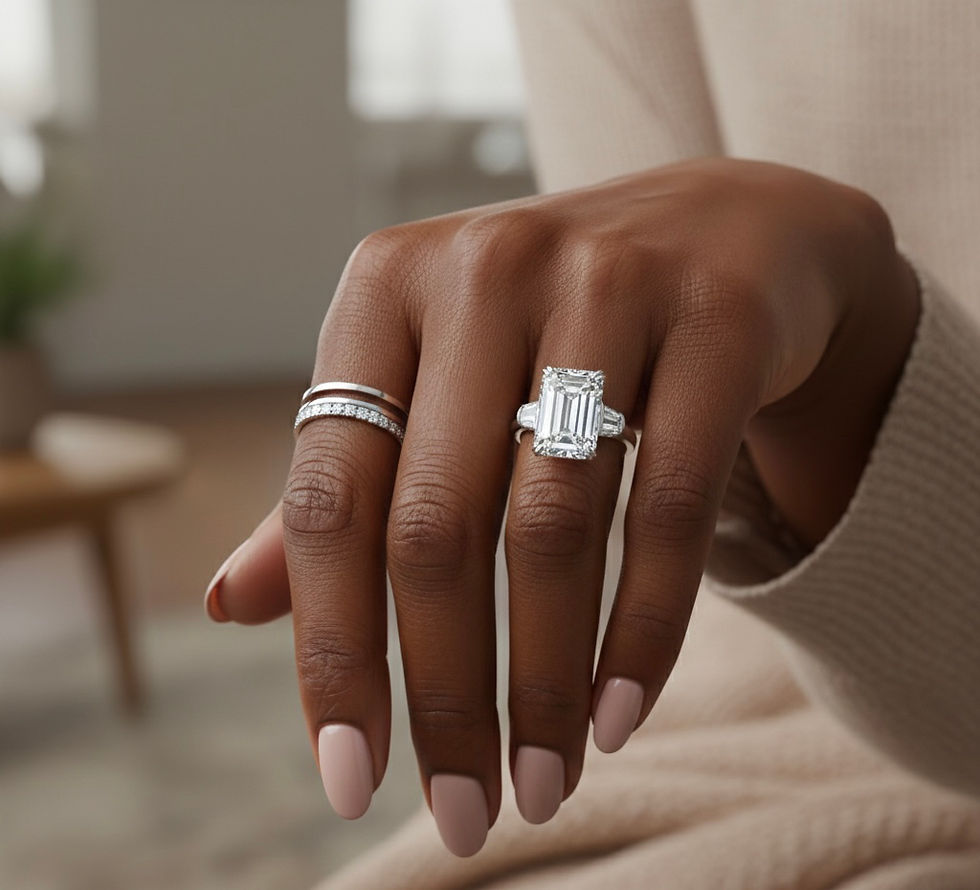 Miniature : Bague luxueuse grand anneau Prisme 