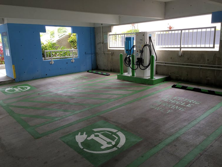 Apartment charging stations
