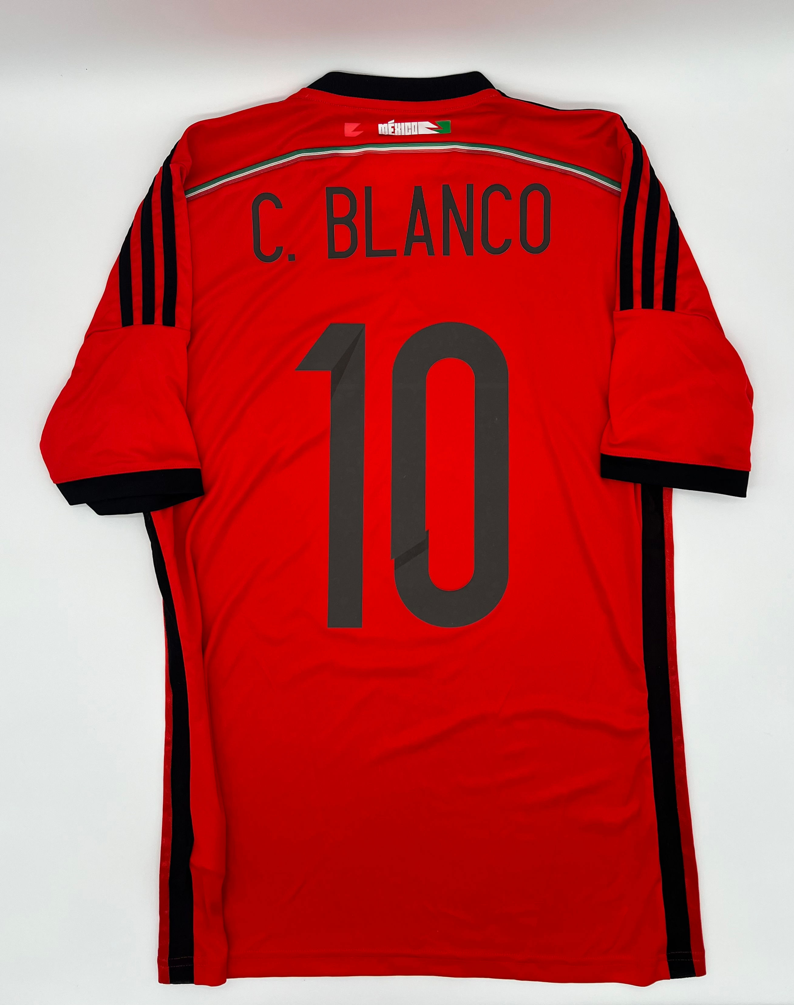 Cuauhtemoc Blanco Mexico 2014 Away Jersey S Back View