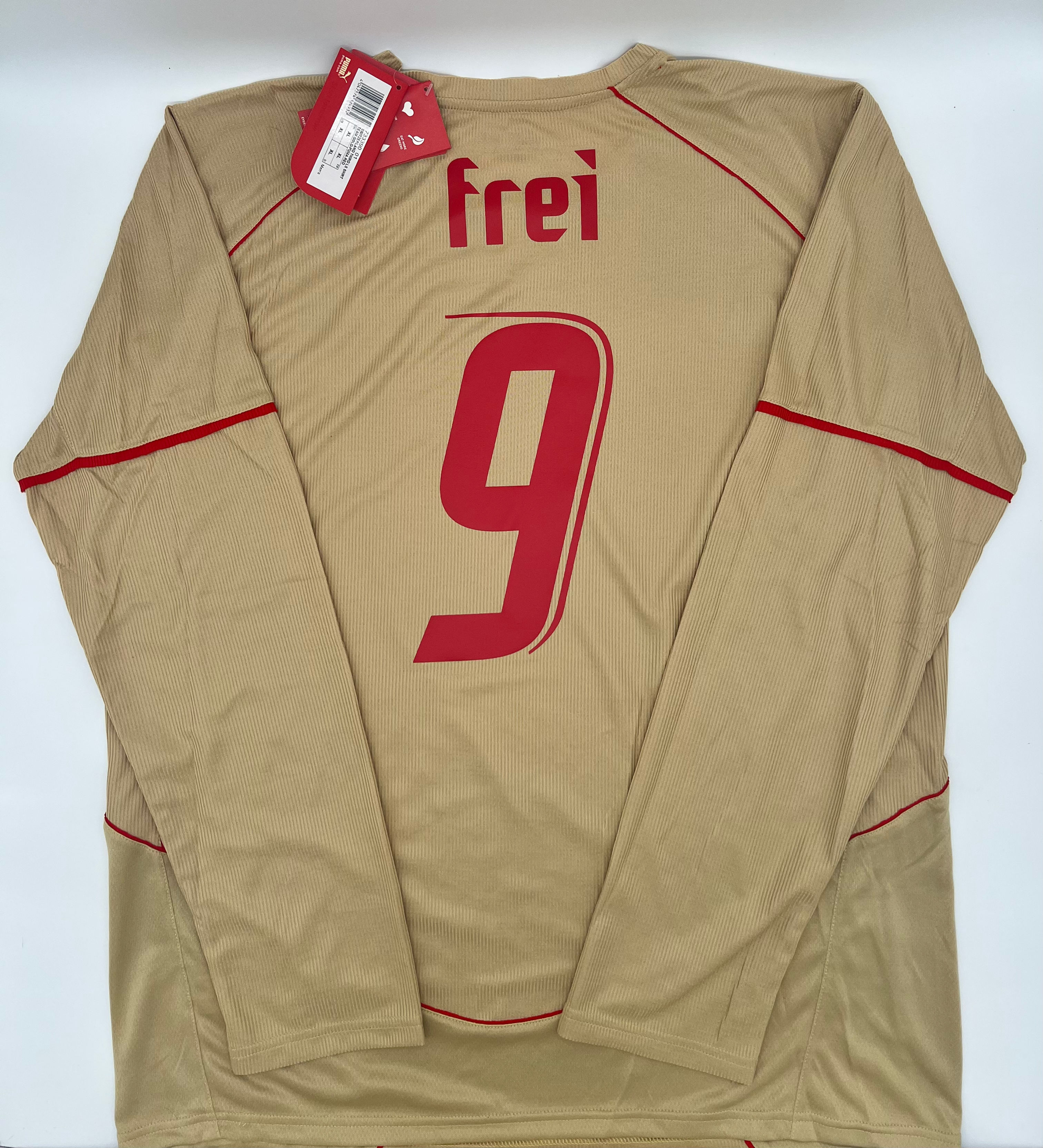 Switzerland 2006/2007 Third Frei #9 Long Sleeve Soccer Jersey (XL)
