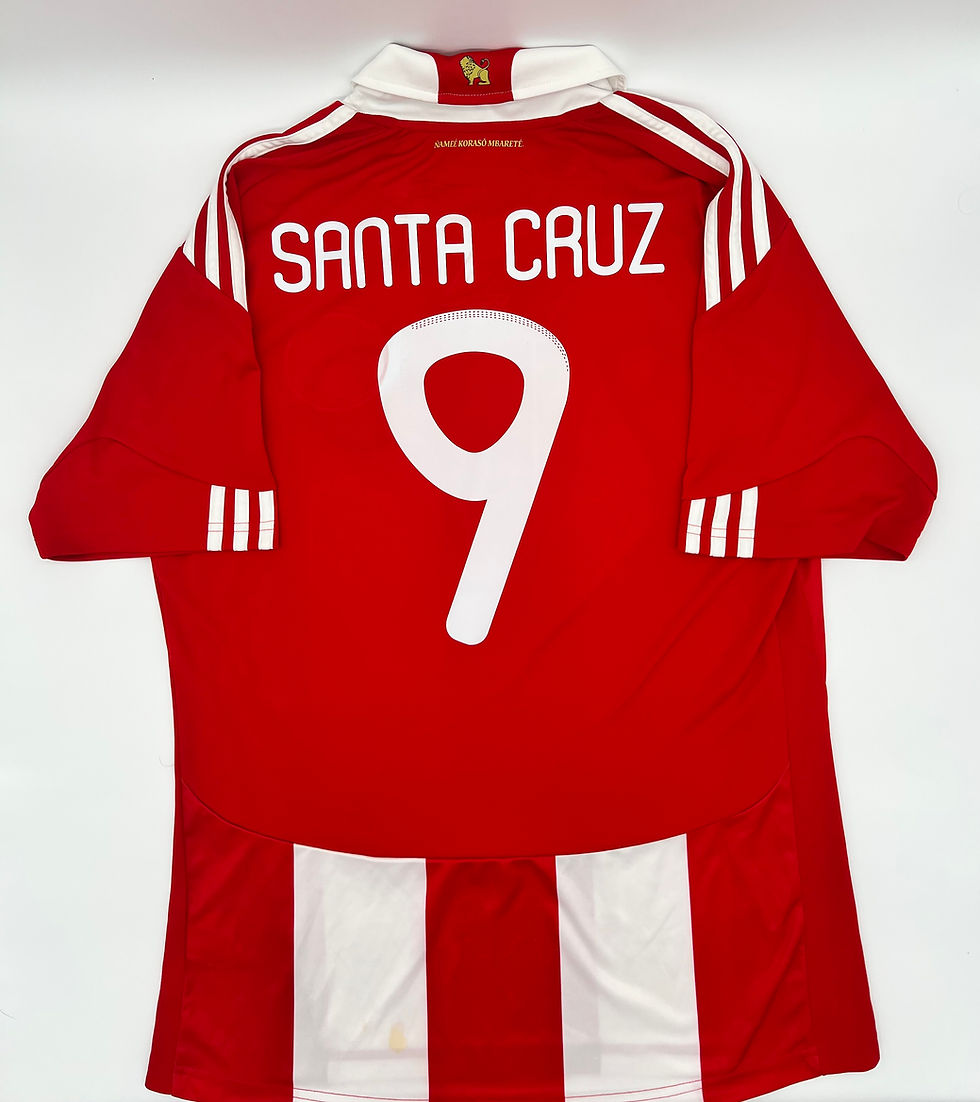 Thumbnail: cruz paraguay 2010 home jersey m Back View