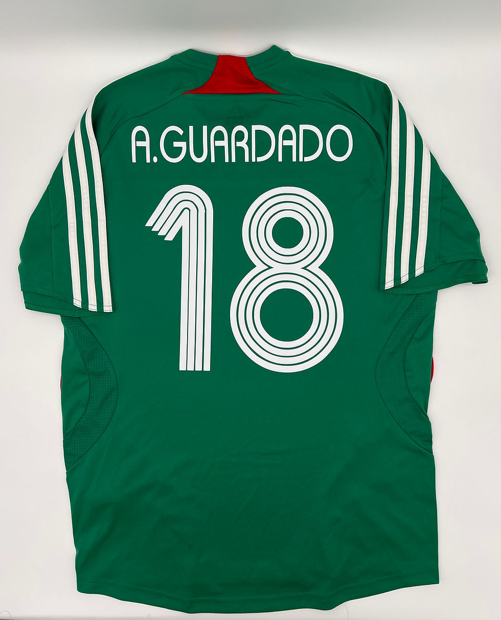 Thumbnail: Guardado Mexico Home Jersey S Back View