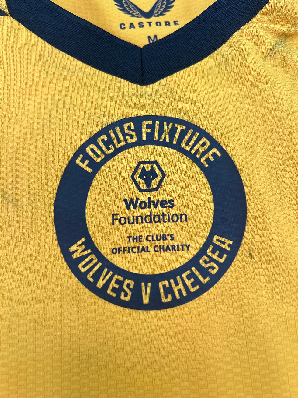 Thumbnail: Wolverhampton 2022 Semedo Match Worn Signed Jersey Detail