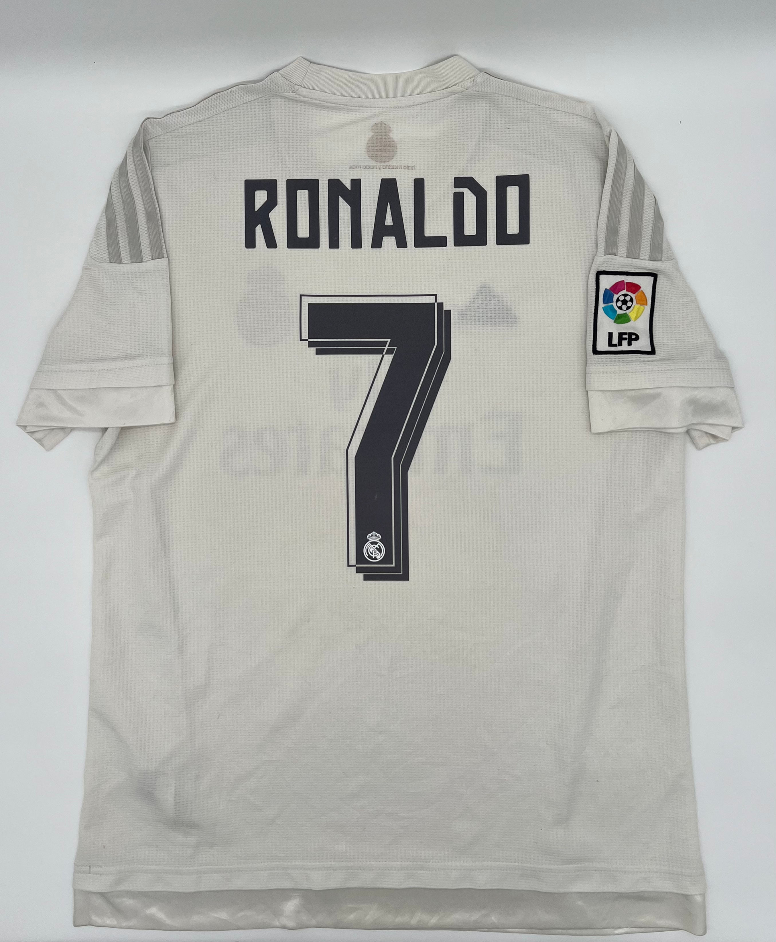 ronaldo real madrid home jersey back view