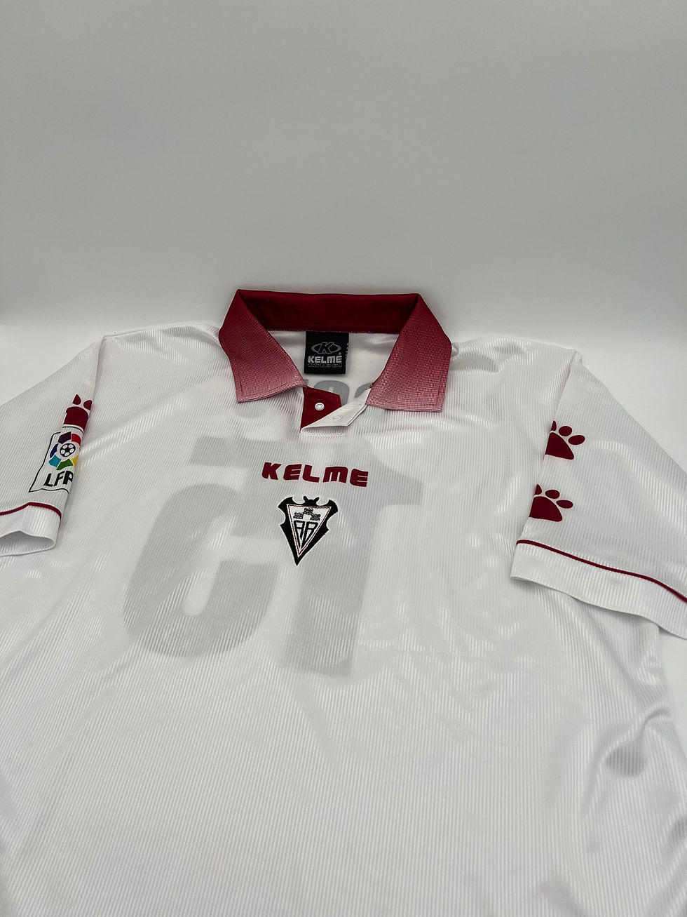 Thumbnail: Albacete Balompie 1998/1999/2000 Home Golokolosov Player Issued Soccer Jersey XL