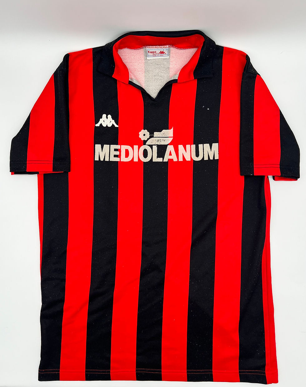 Milan 1988 Home Tassotti Player Issued Jersey L Front View