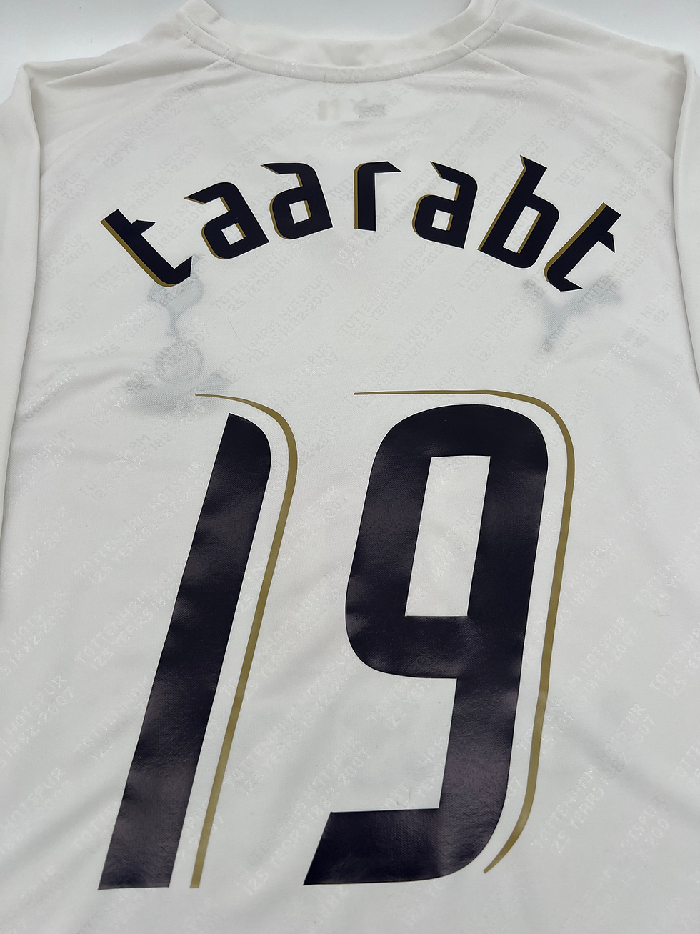 Thumbnail: Taarabt Tottenham 2007 Home Jersey XXL Back Close Up View