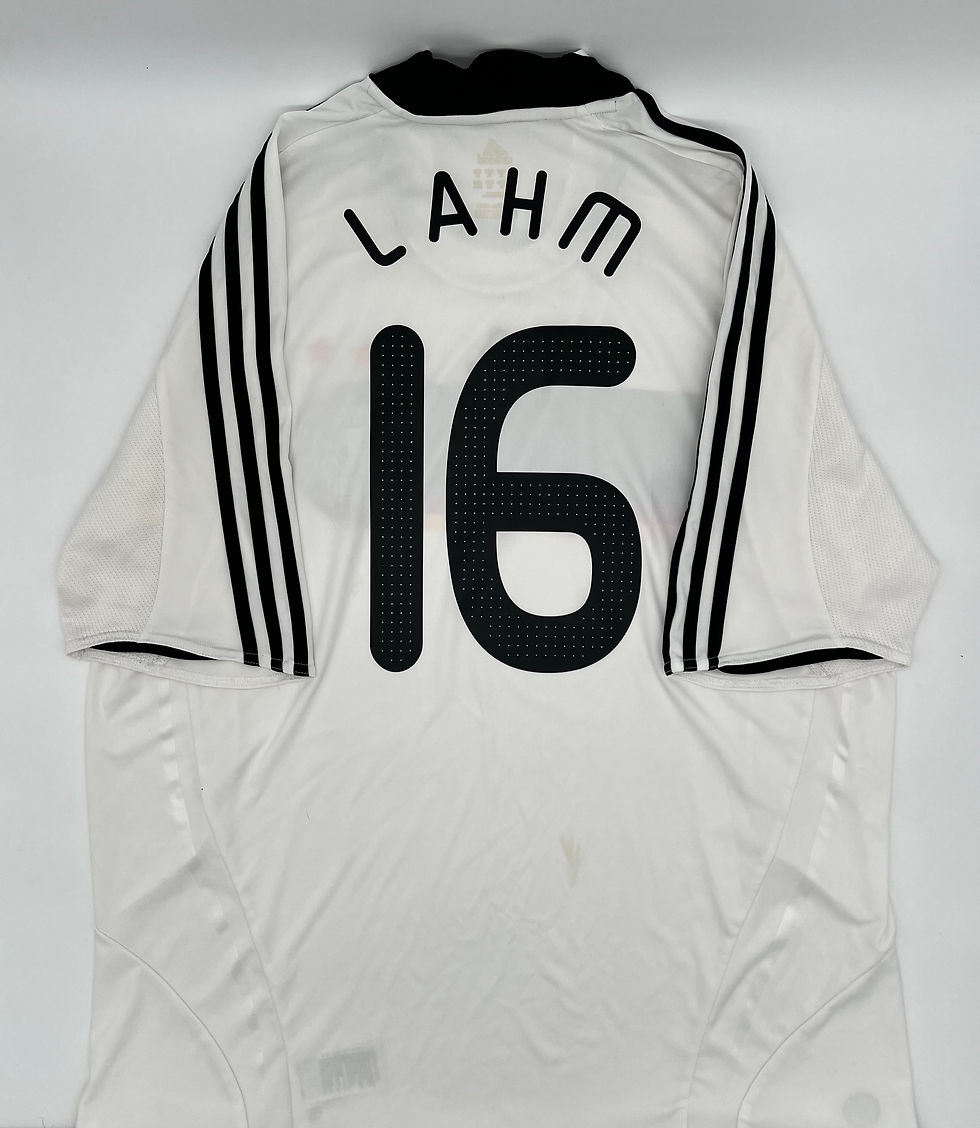 Lahm Germany 2008 Home Jersey XL Back View