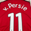 Thumbnail: Arsenal 2008/2009/2010 Home Van Persie #11 Soccer Jersey (XXL) Back Close Up View