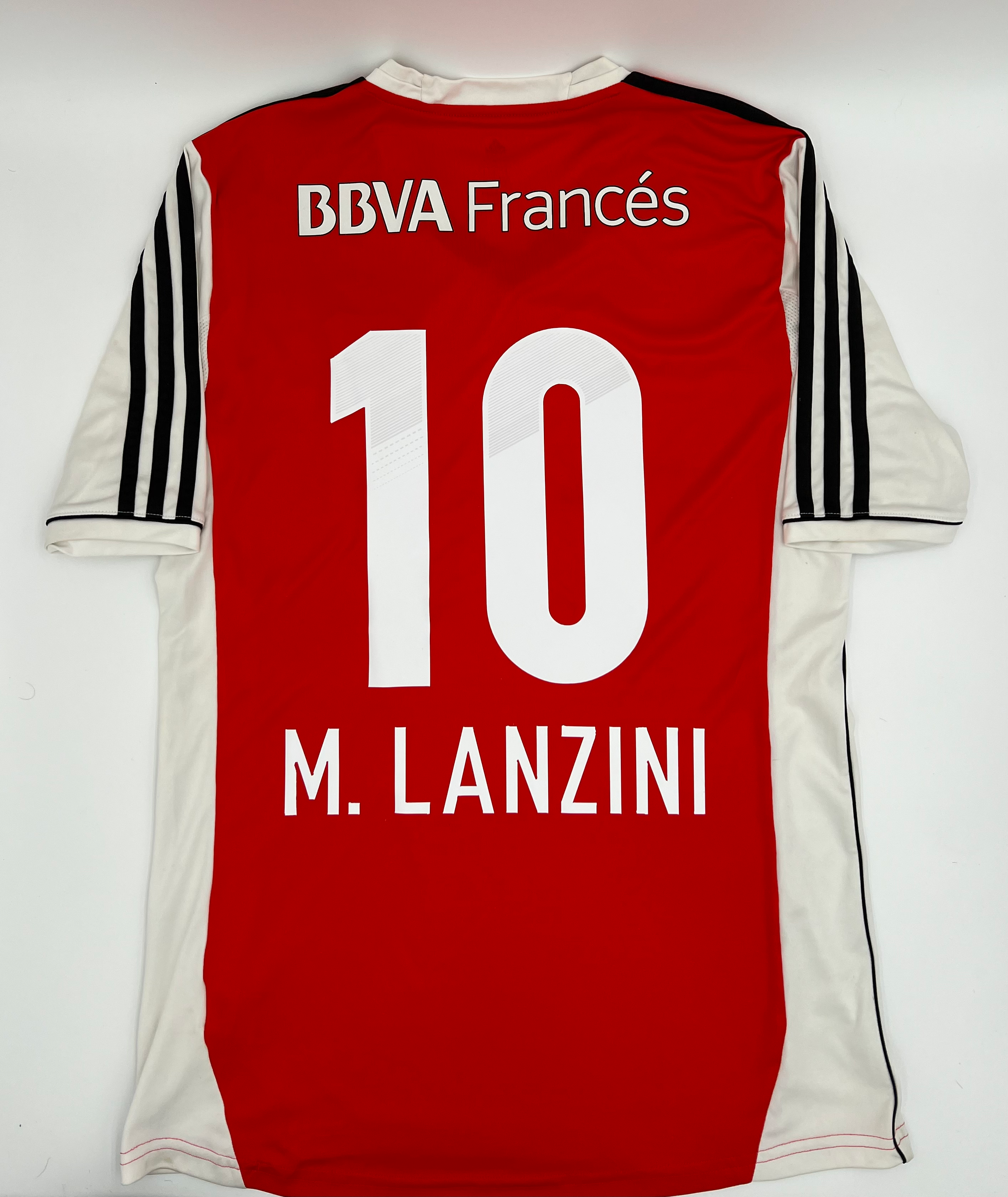 River Plate 2013/2014 Away Lanzini #10 Soccer Jersey (L) Back View