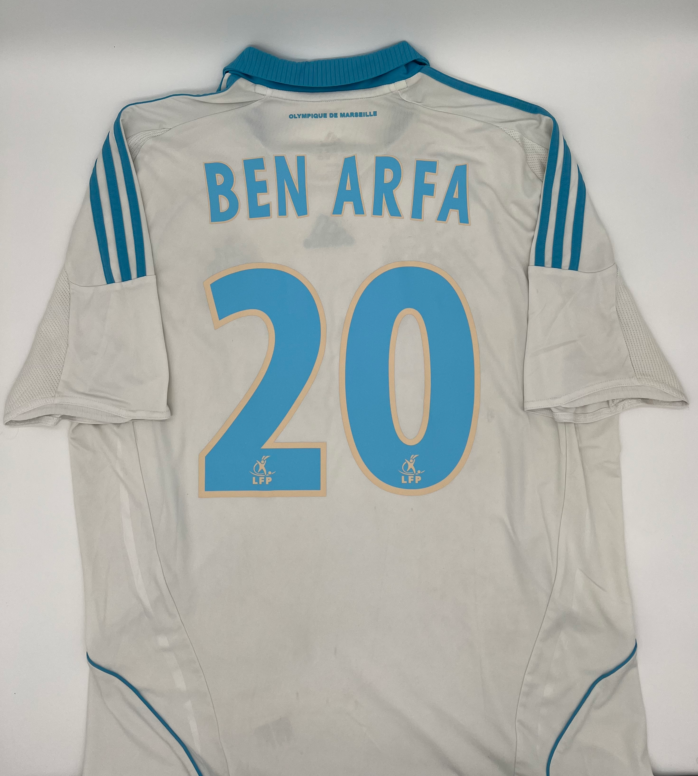 Marseille 2008/2009 Home Ben Arfa #20 Soccer Jersey (XL)
