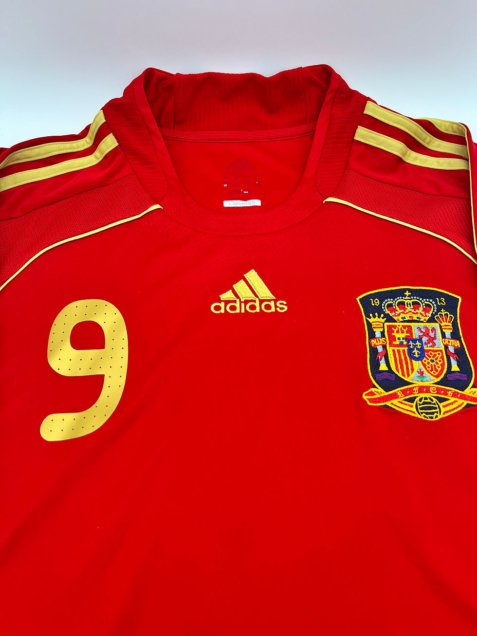 Thumbnail: torres spain home 2008  jersey xxl front close up view