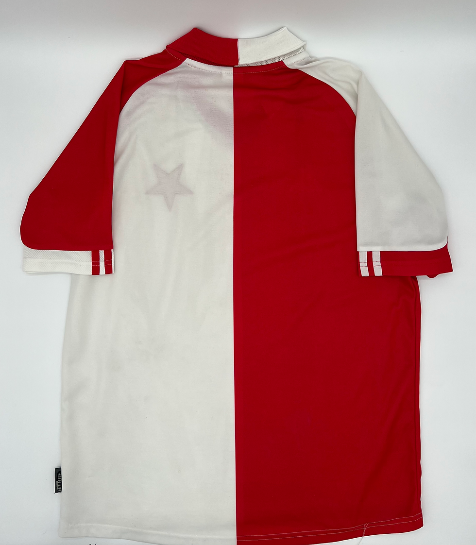 Slavia Prague 2001 Home Jersey (M) Back View