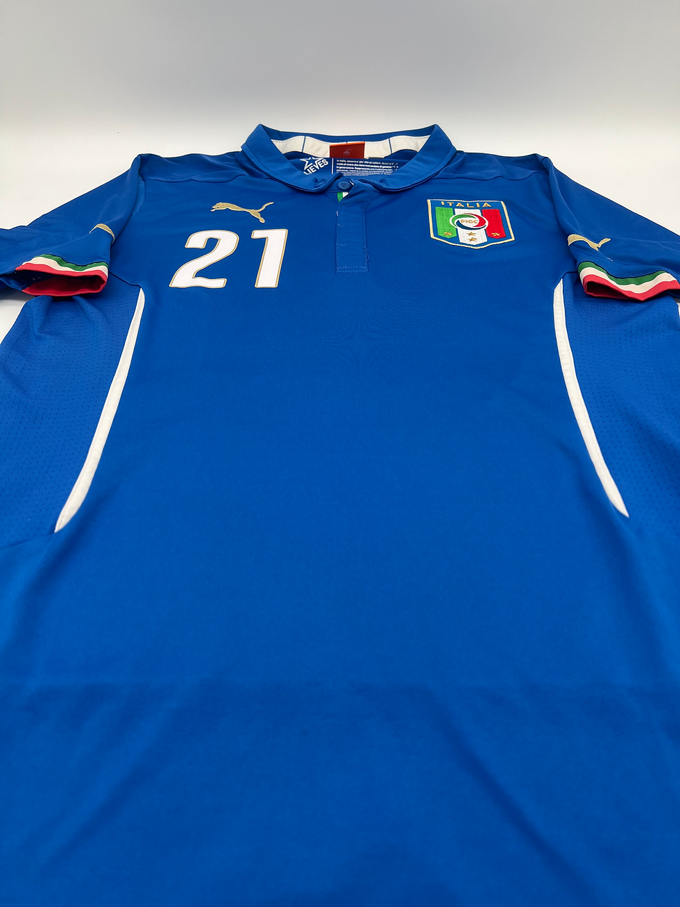 Thumbnail: Pirlo #21 Italy 2014/2015 Home Back Parallel View