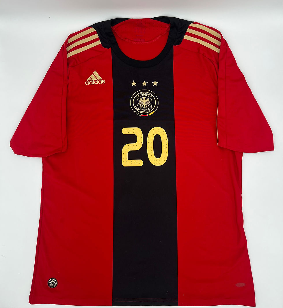 Thumbnail: Podolski Germany 2008 Away Jersey M Front View