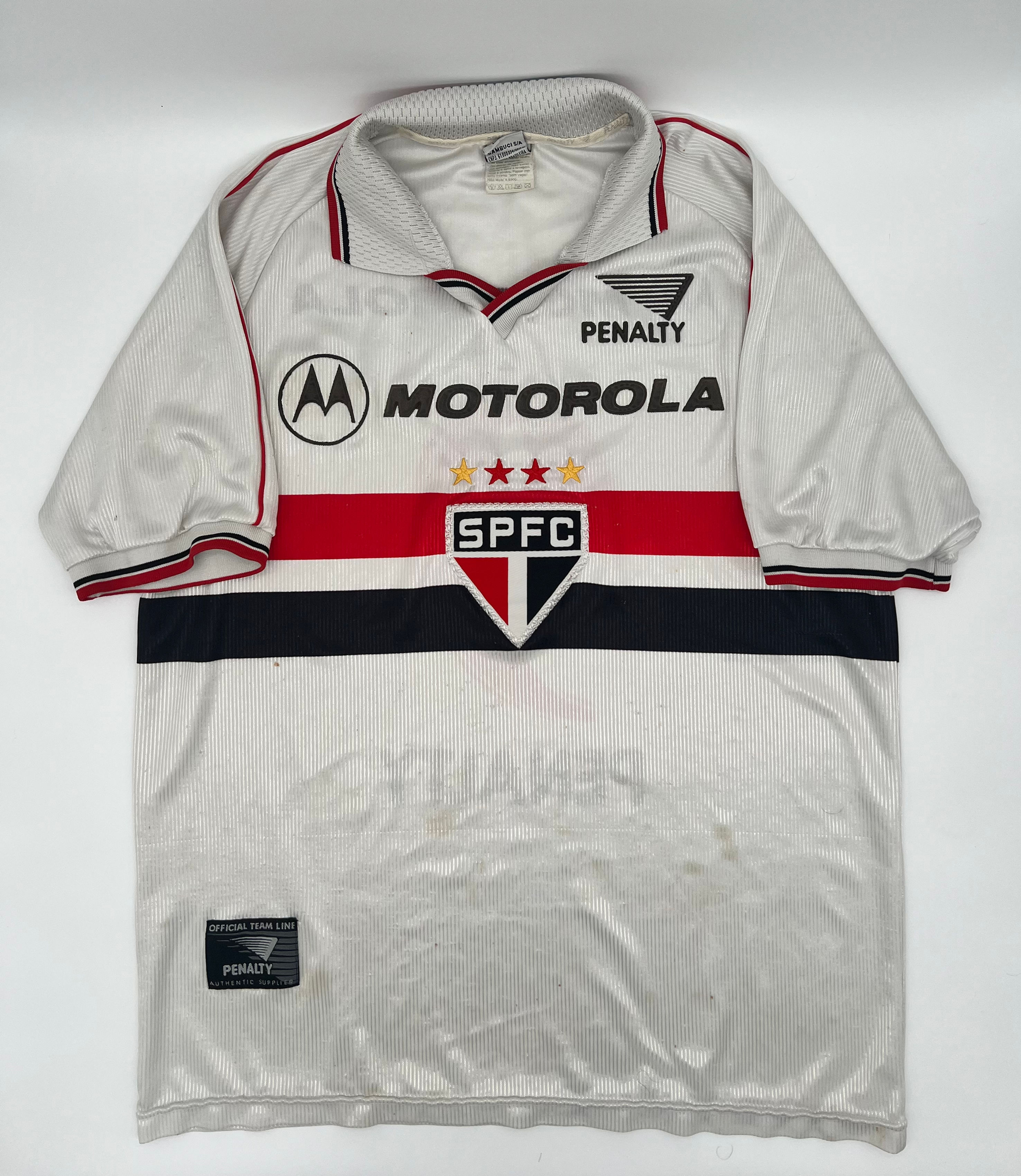 São Paulo 2000 home jersey front View