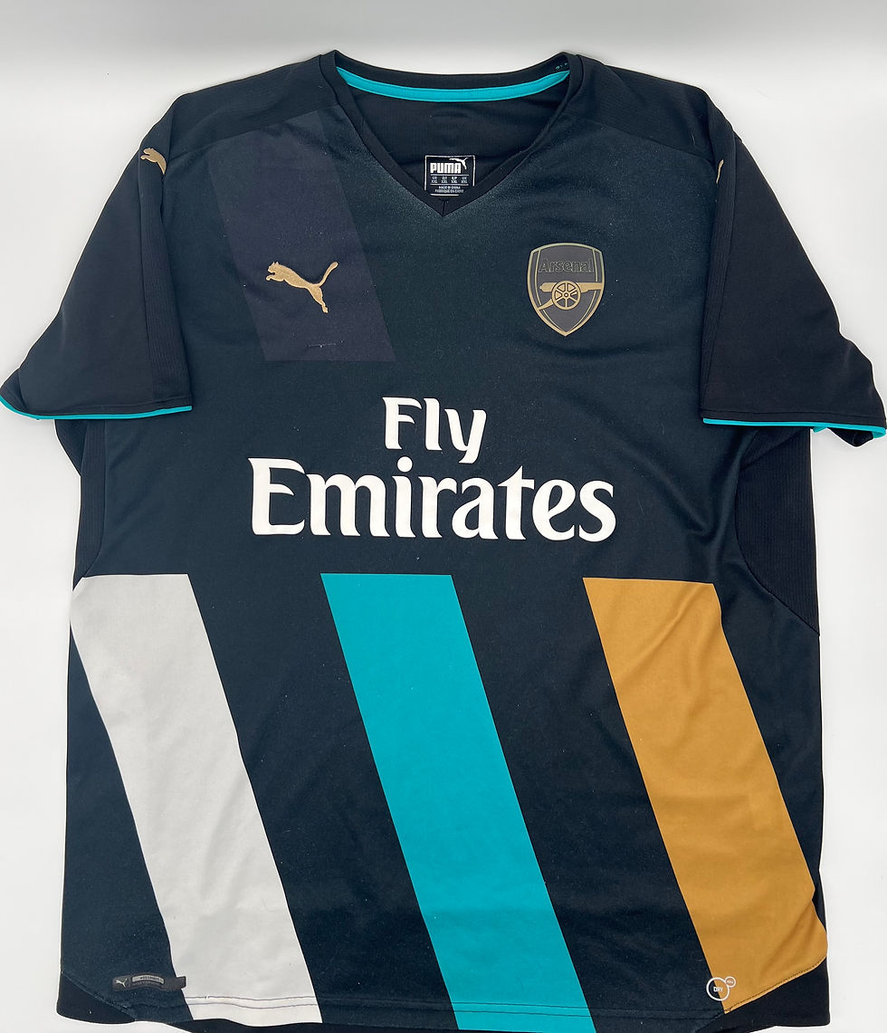 ozil arsenal 2015 jersey front view