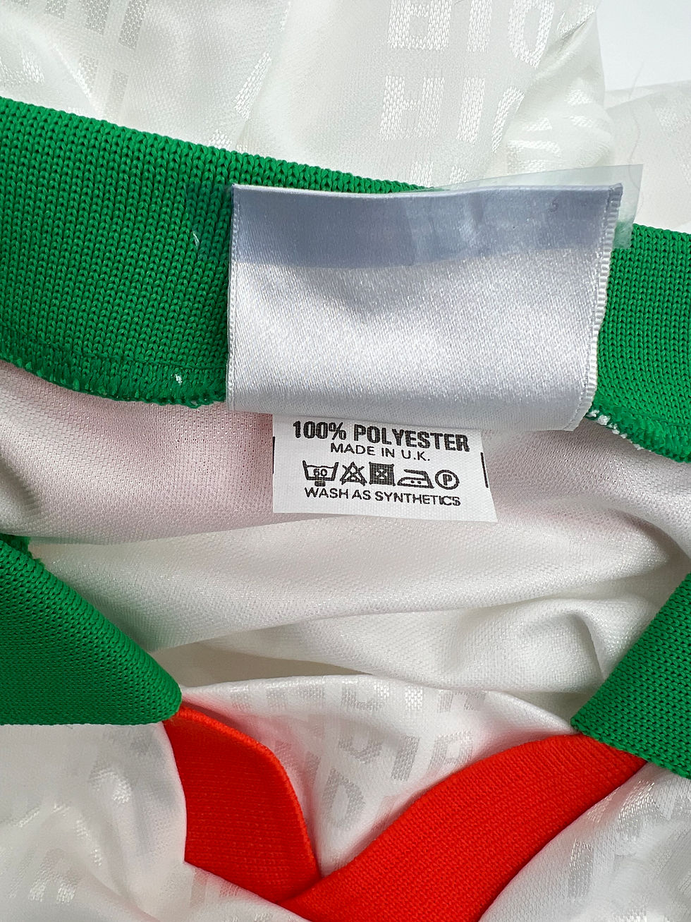 Thumbnail: India 2000 Home Jersey XXL Tags Close Up View