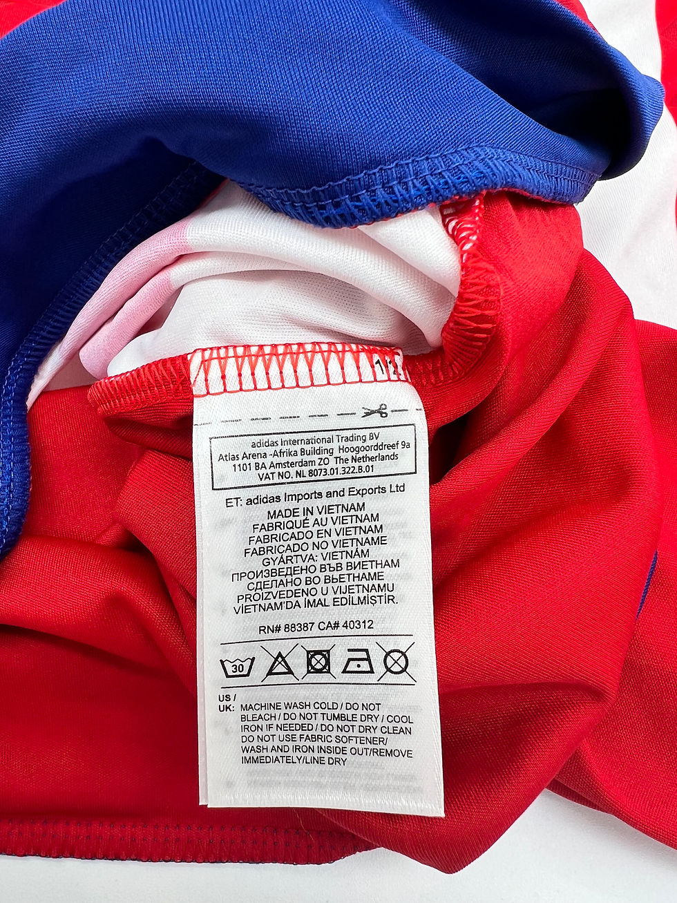 Thumbnail: Santa Cruz Paraguay 2015 Home Jersey XXL Tags Close Up View