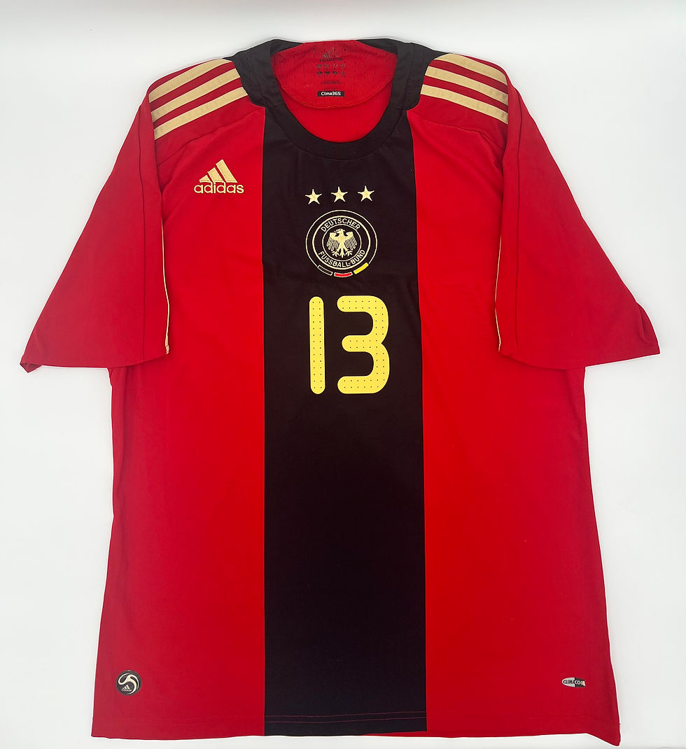 Ballack Germany 2008 Away Jersey M Front View