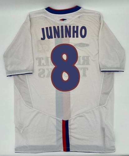 Olympique Lyonnais 2004/05 Home Juninho #8 Soccer Jersey (M