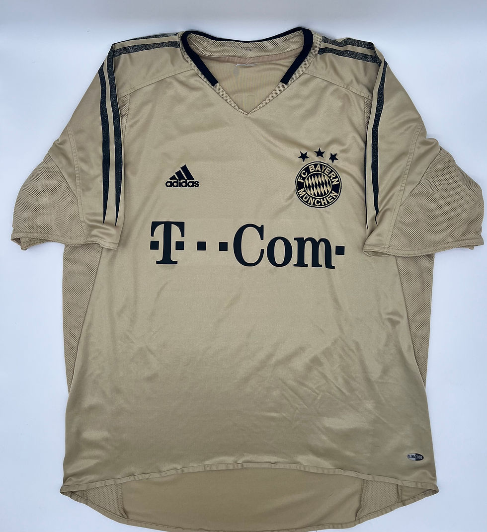 Bayern Munich 2004 Away Ballack Jersey M Front View