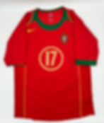 Cristiano Ronaldo Portugal 2004 Home Jersey S Front View