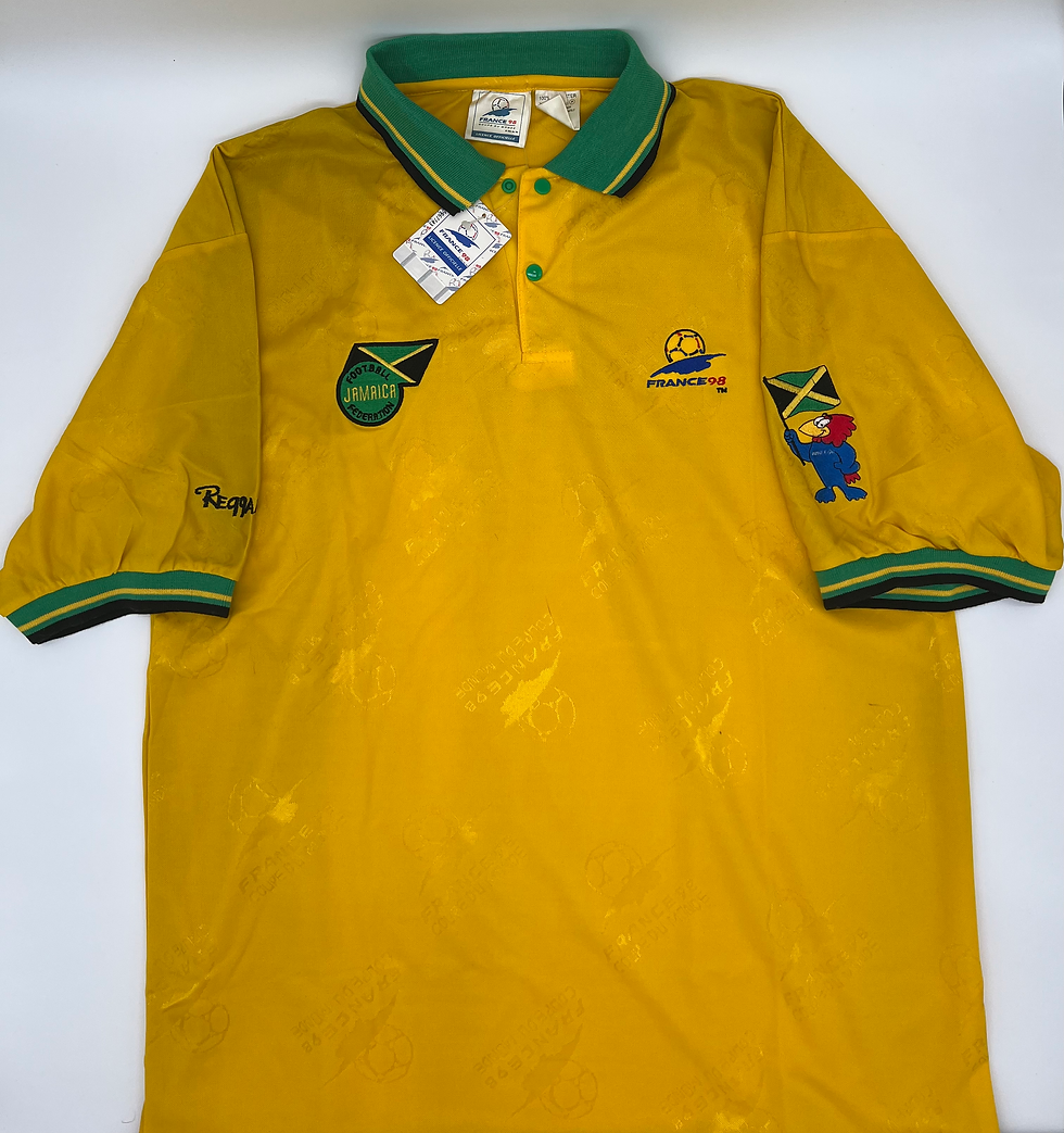 Jamaica 1998 World Cup Official Merchandise Jersey (L) Front View