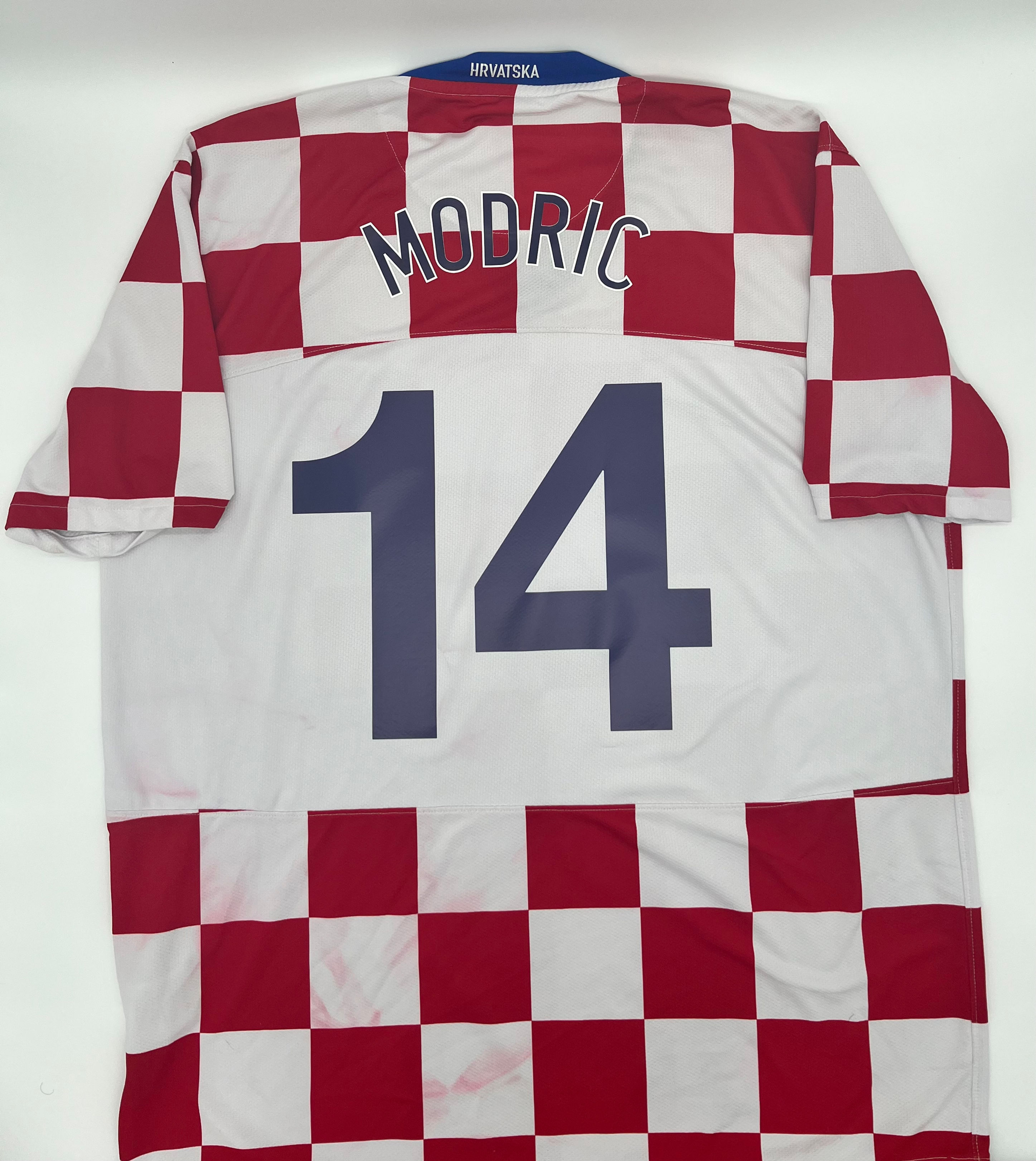 modric croatia 2008 home jersey xl Back View