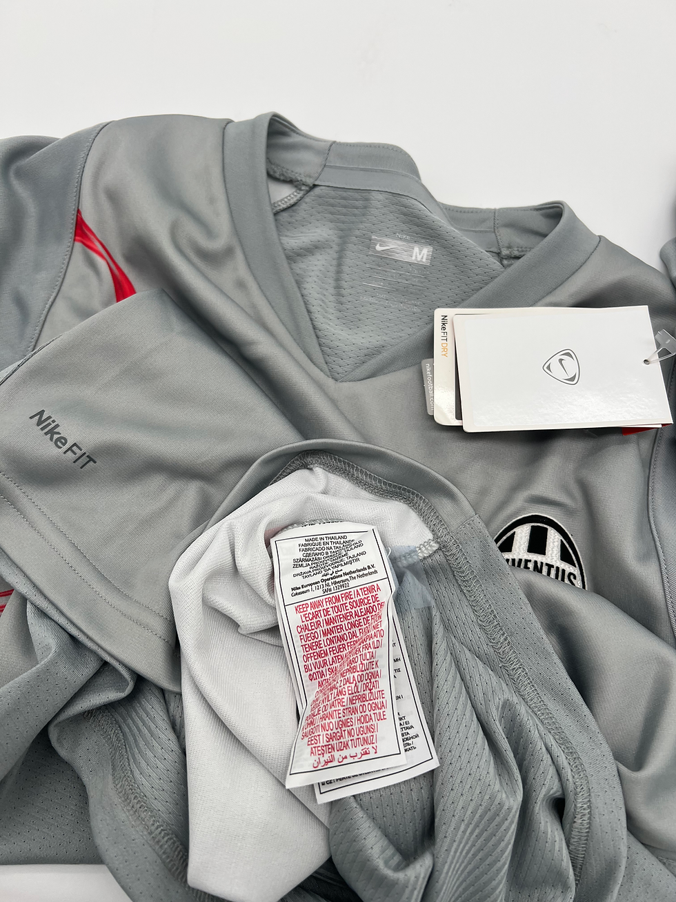 Thumbnail: Juventus 2007 Sample JerseyTags Close Up View
