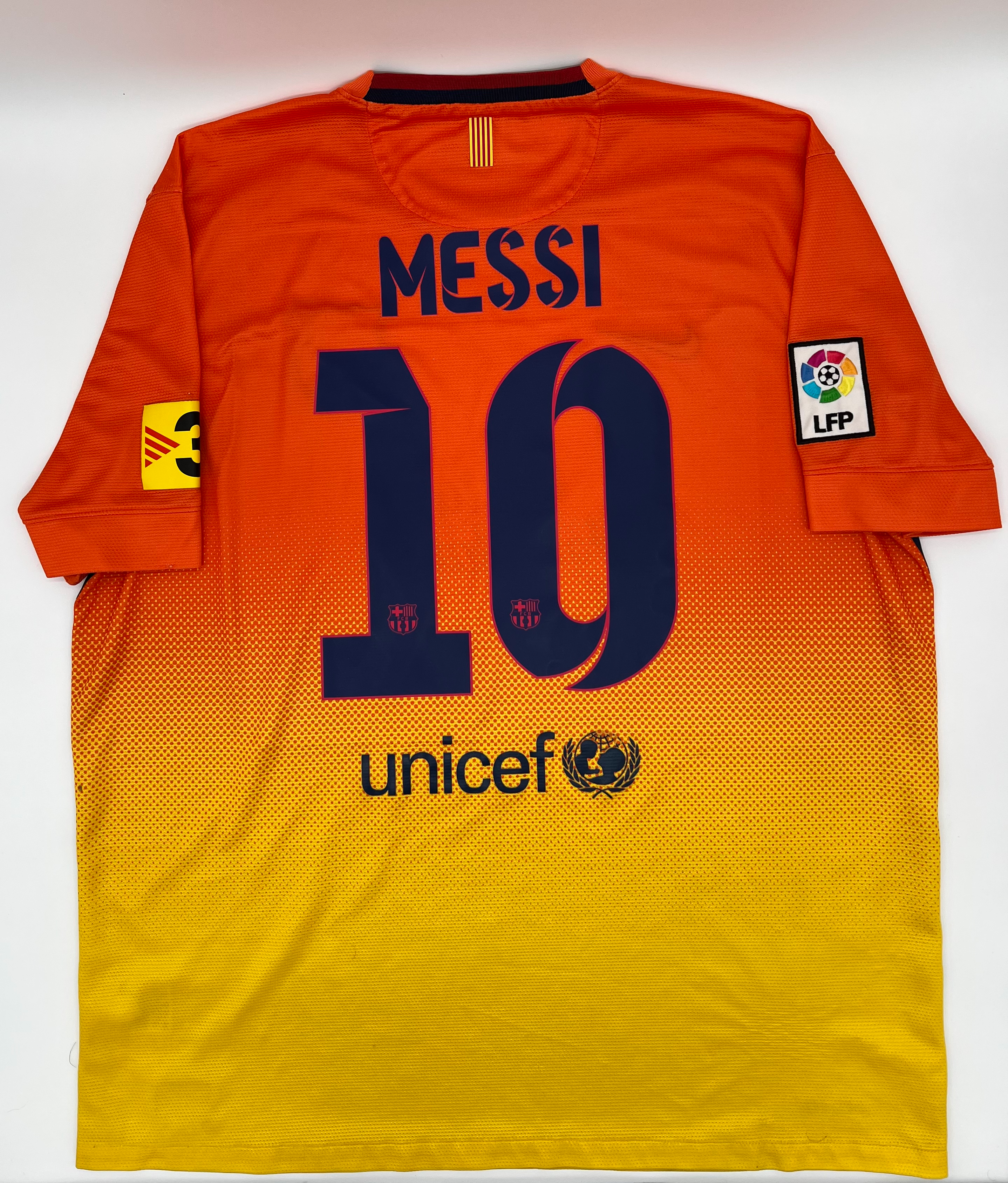 Messi Barcelona 2012 Away Jersey XL Back View