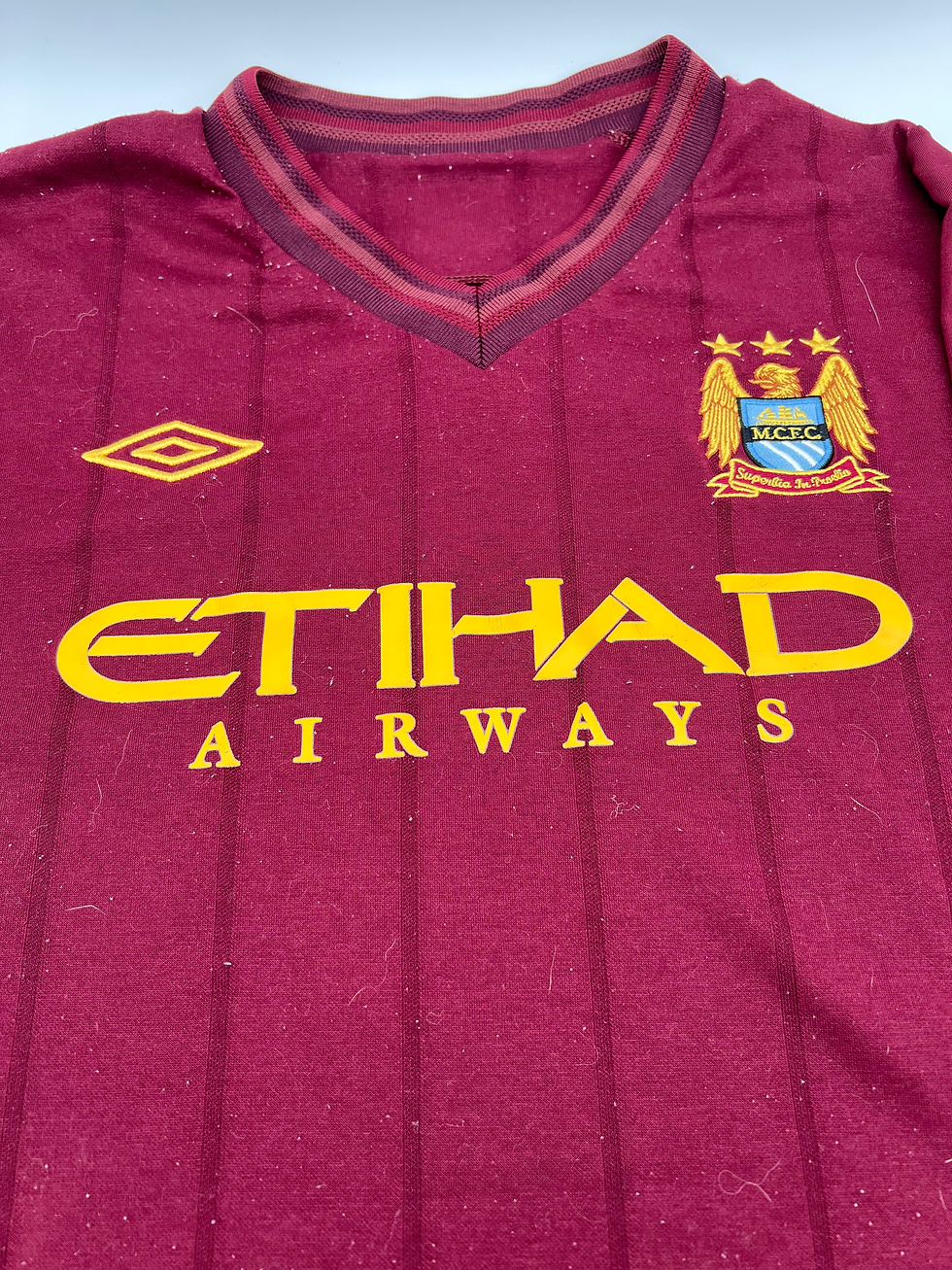 Thumbnail: Aguero City Away 2012 Jersey XXL Front Close Up View