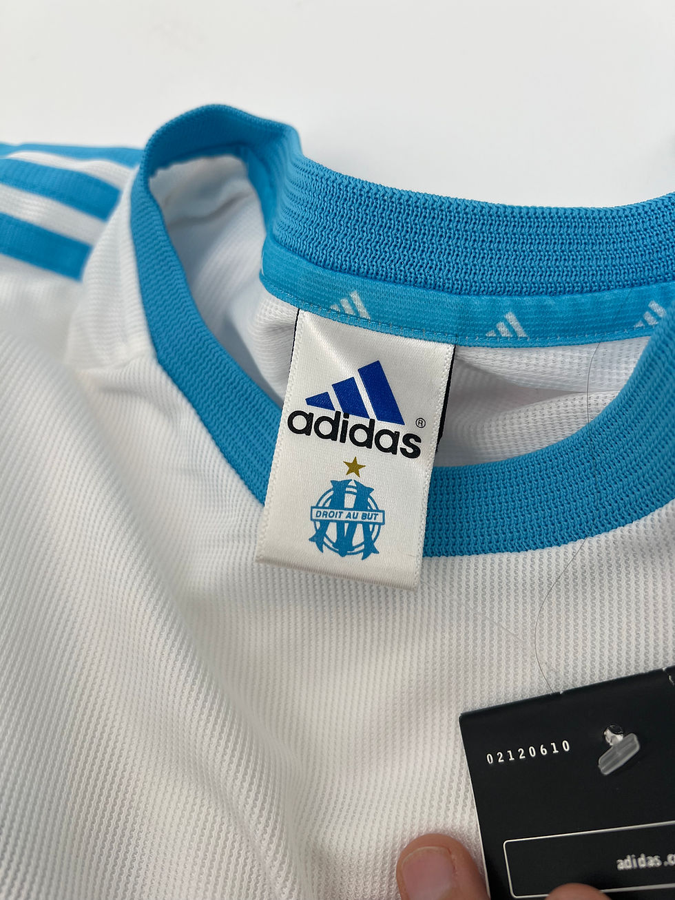Thumbnail: olympique de marseille 2002 home jersey Detailed View