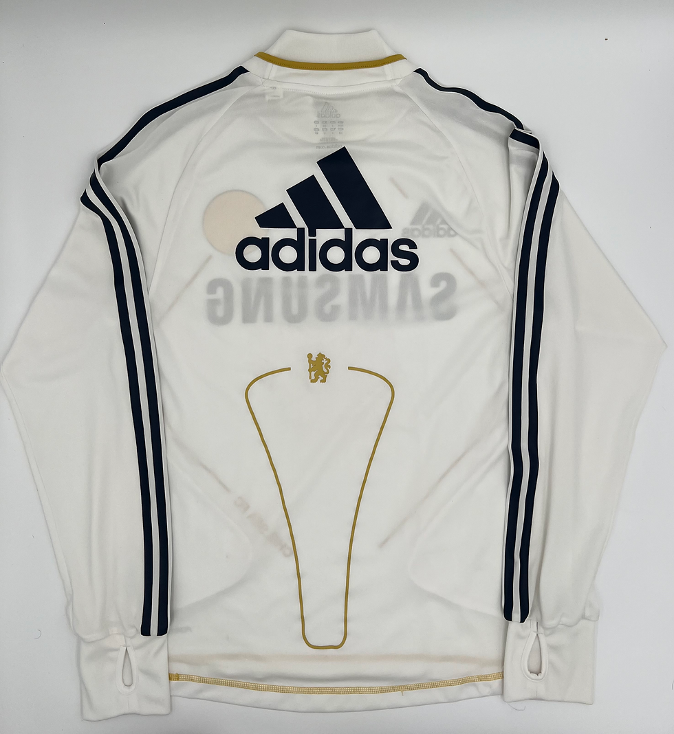 Chelsea FC 2010/2011 Player Issue (Formotion) Long Sleeve Soccer Jersey (S) Back View