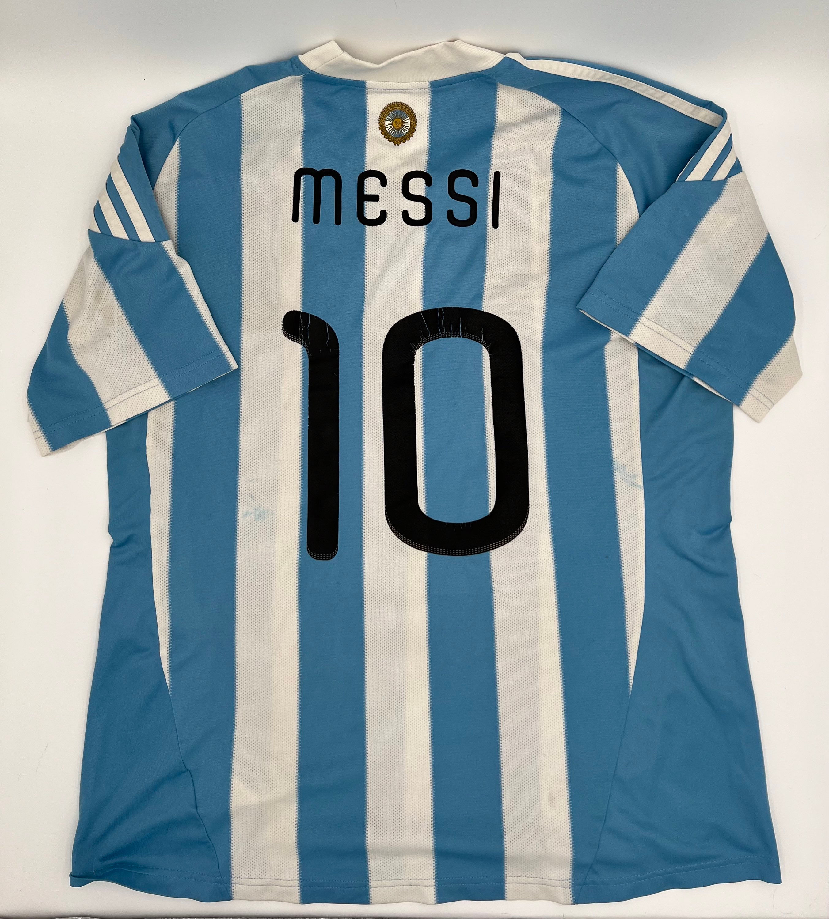 Argentina 2010/2011 Home Messi #10 Soccer Jersey (XL)