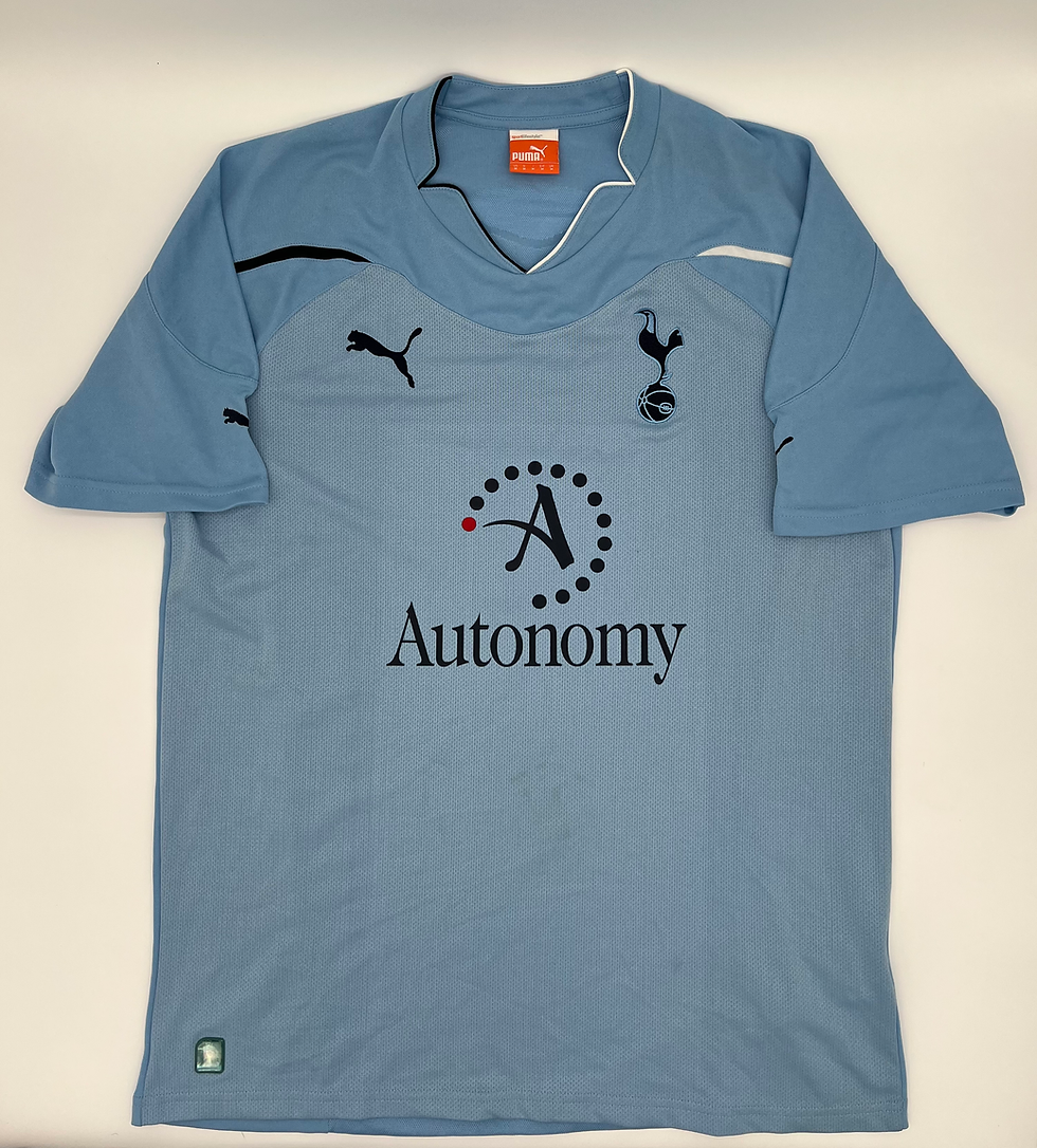 Tottenham 2010/2011 Away Bale #3 Soccer Jersey (M) Front View