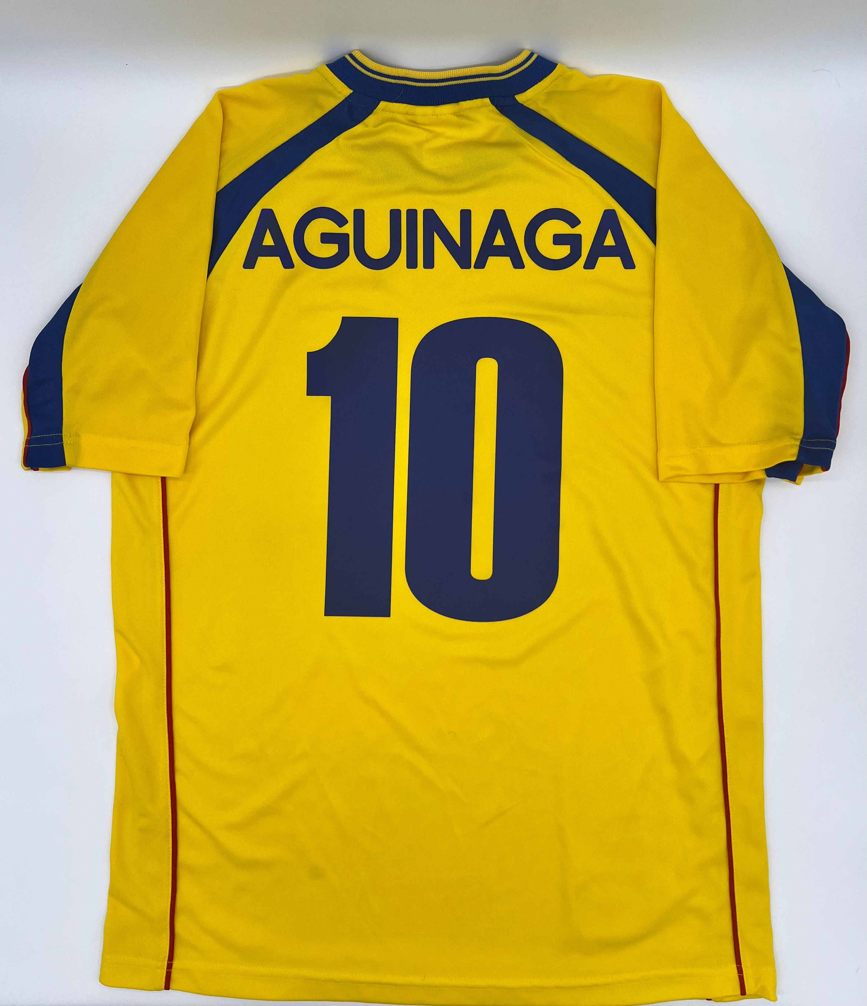 Aguinaga Ecuador 2002 Jersey L Back View