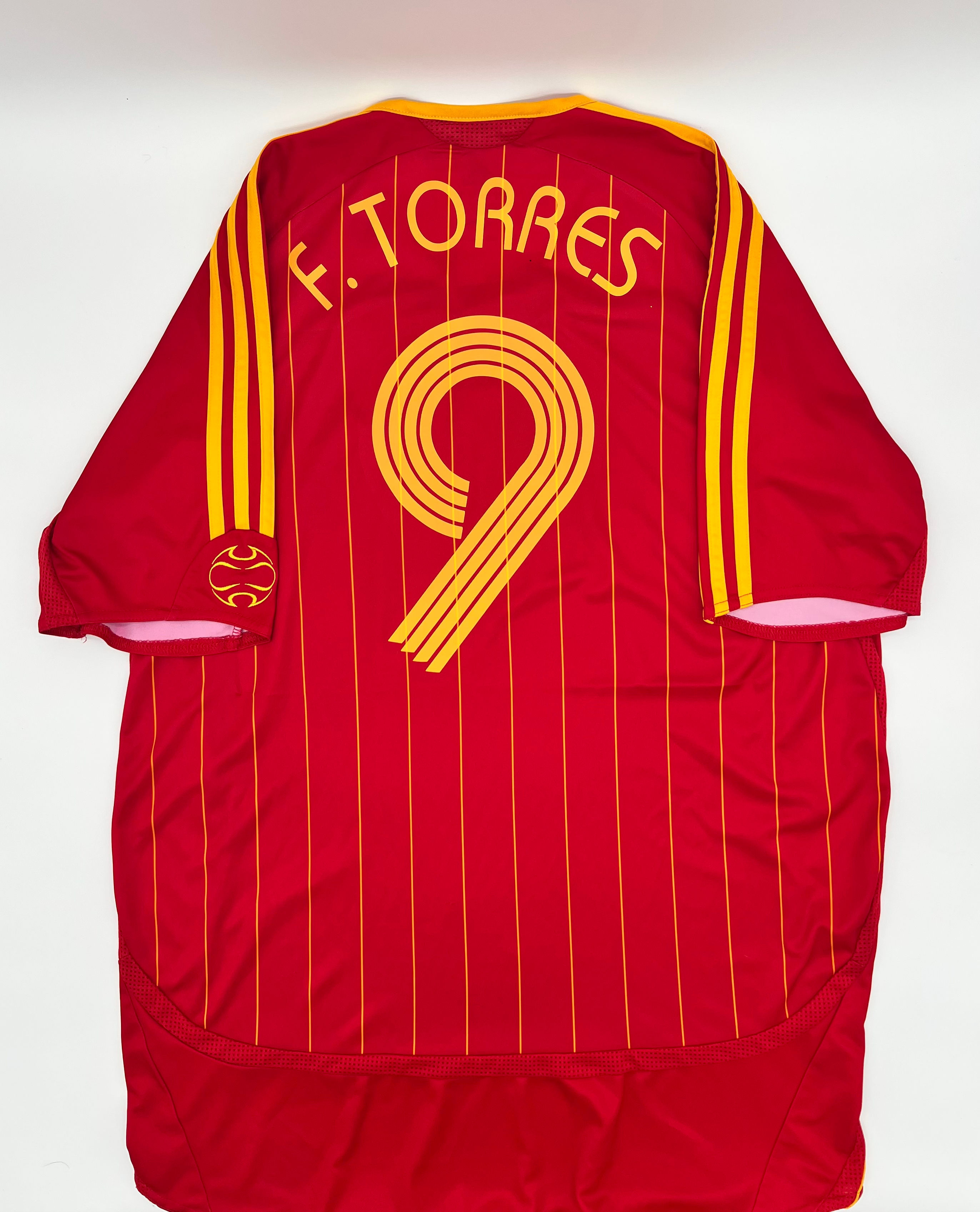 torres spain 2006 home jersey m back view