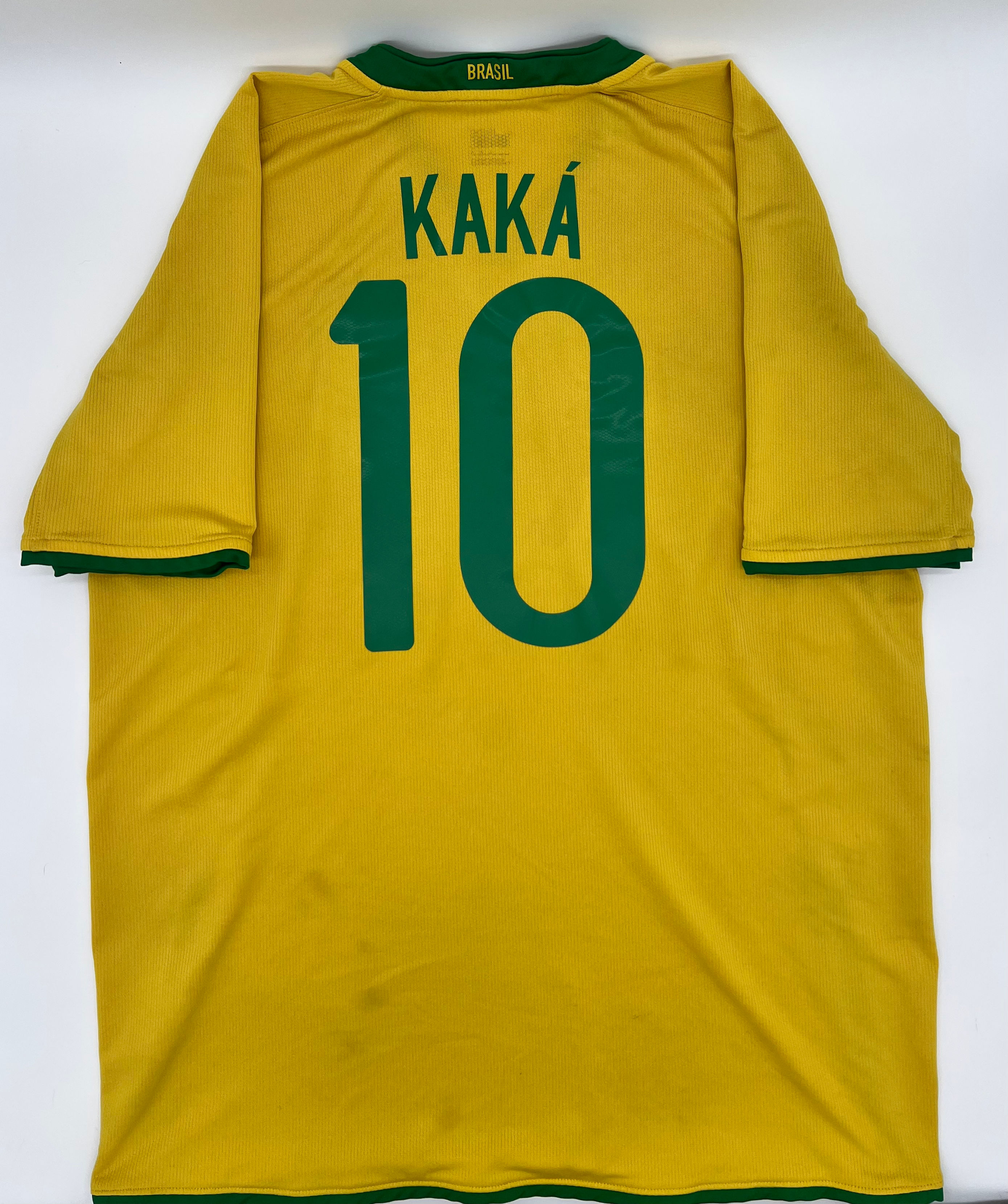 kaka Brazil 2008 home jersey l Back View