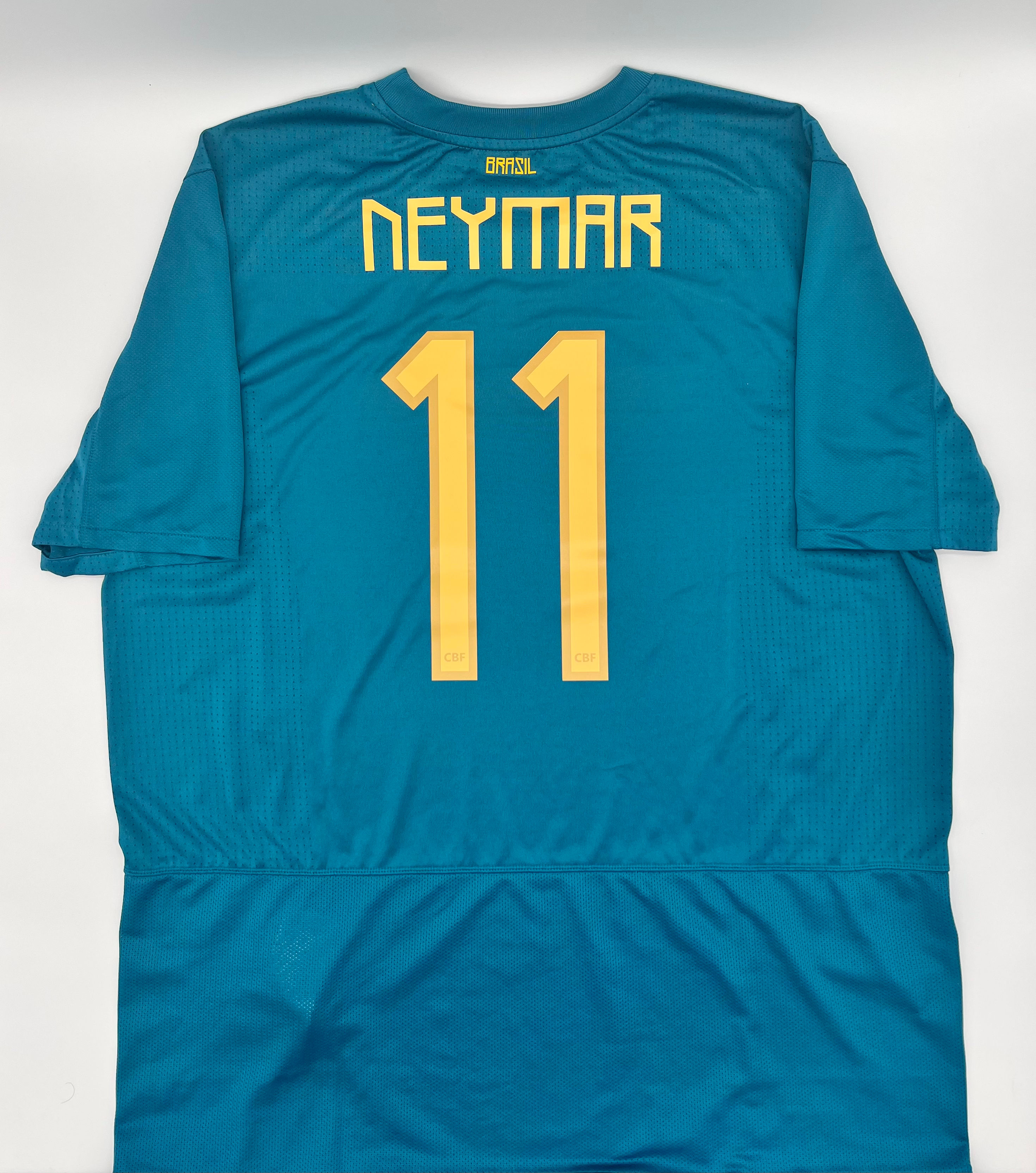 Brazil 2011/2012 Away Neymar 2011/2012 Soccer Jersey (XL)