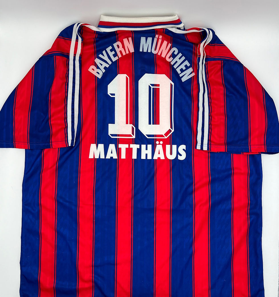 Bayern Munich FC 1995/1996/1997 Home Matthaus #10 Jersey (XXL)