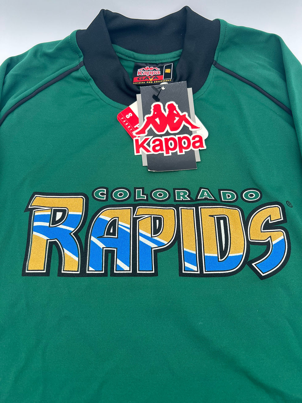 Thumbnail: Colorado Rapids 1999 Training Jersey M Front Close Up View