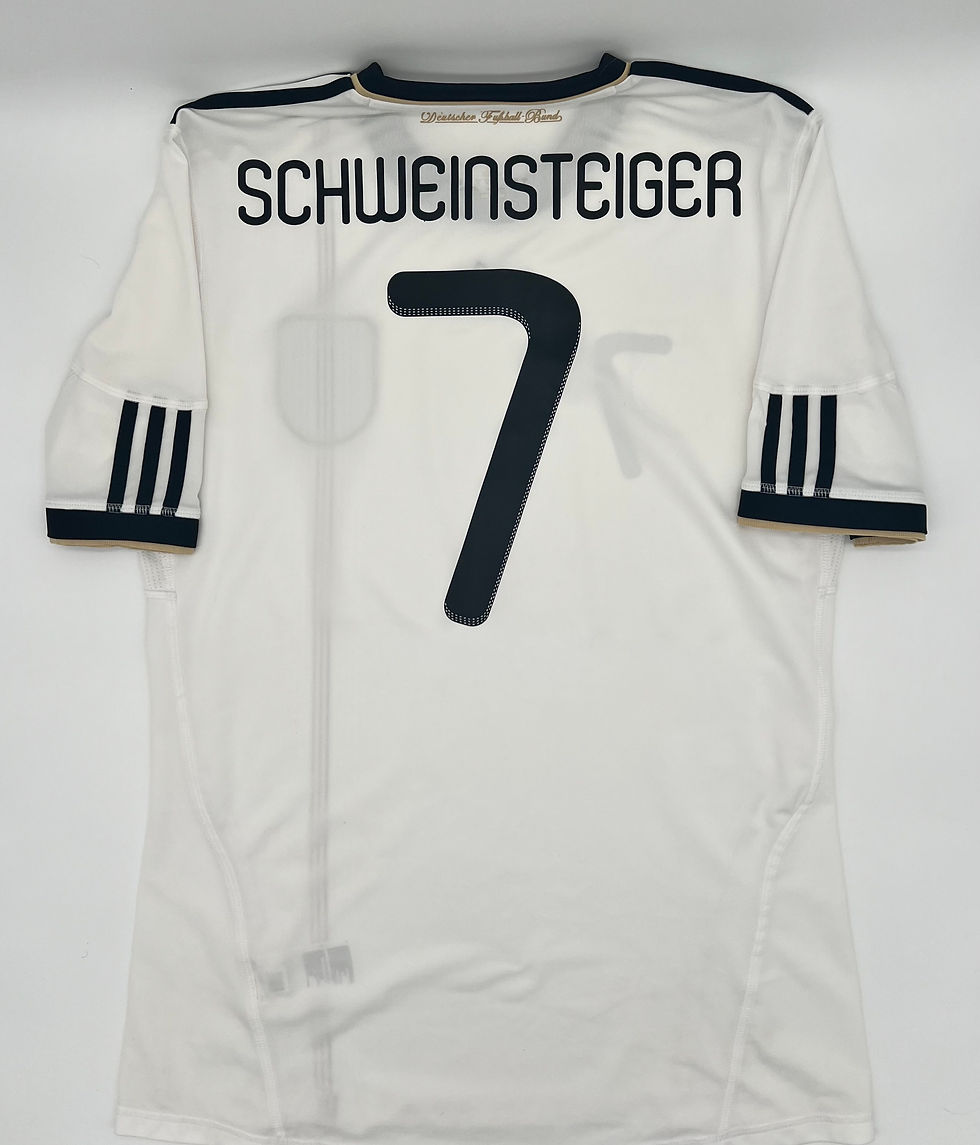 Schweinsteiger Germany 2010 Home Jersey M Back View