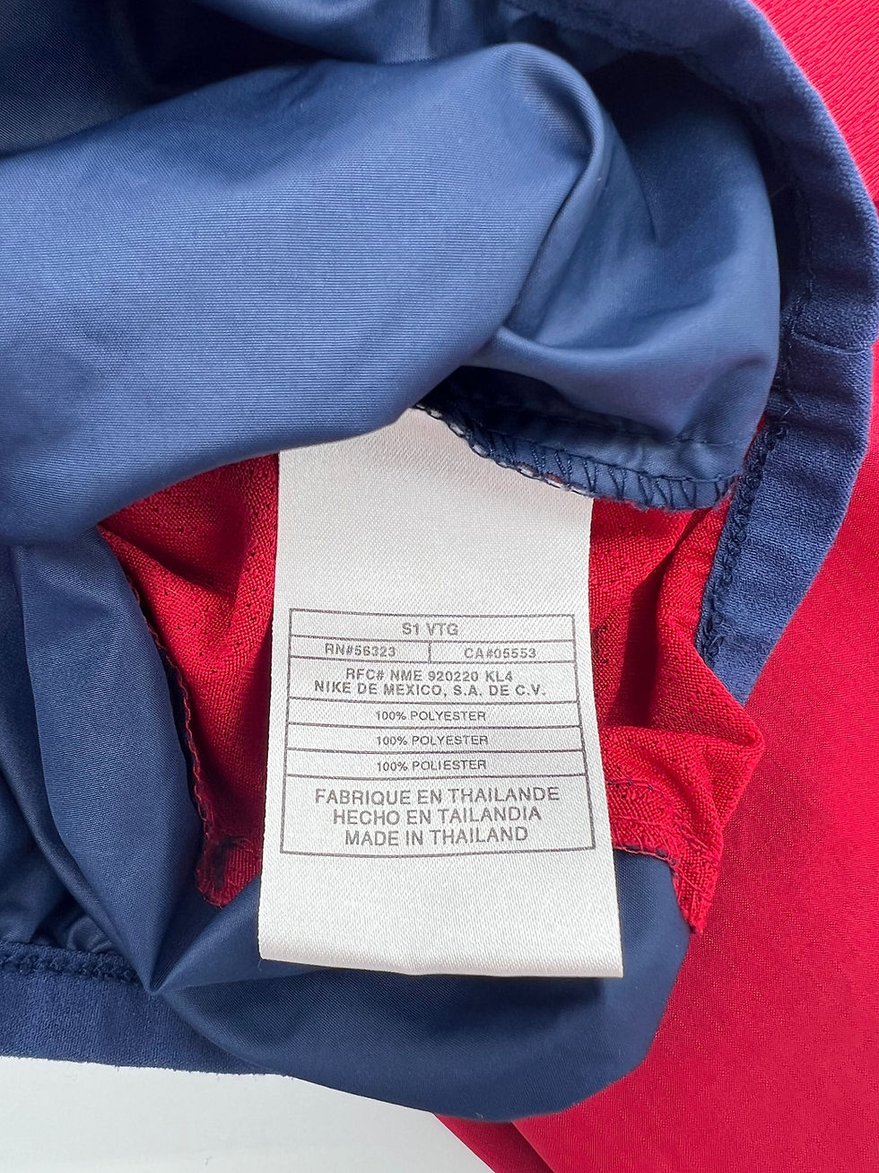 Thumbnail: USMNT 2002 Sweat Top M Tags Close Up View