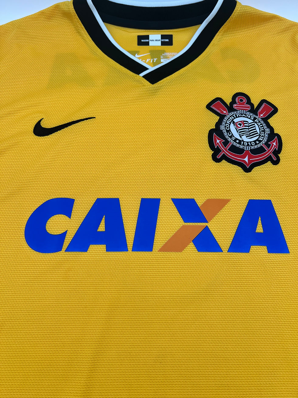Thumbnail: Guerrero Corinthians 2014 Third Jersey XL Front Close Up View